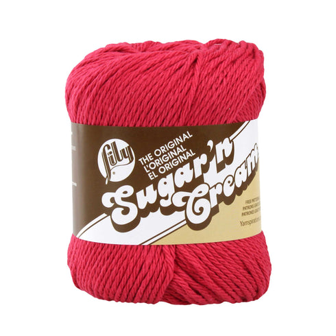 71g Lily Sugar N Cream Yarn (available in 32 colours)